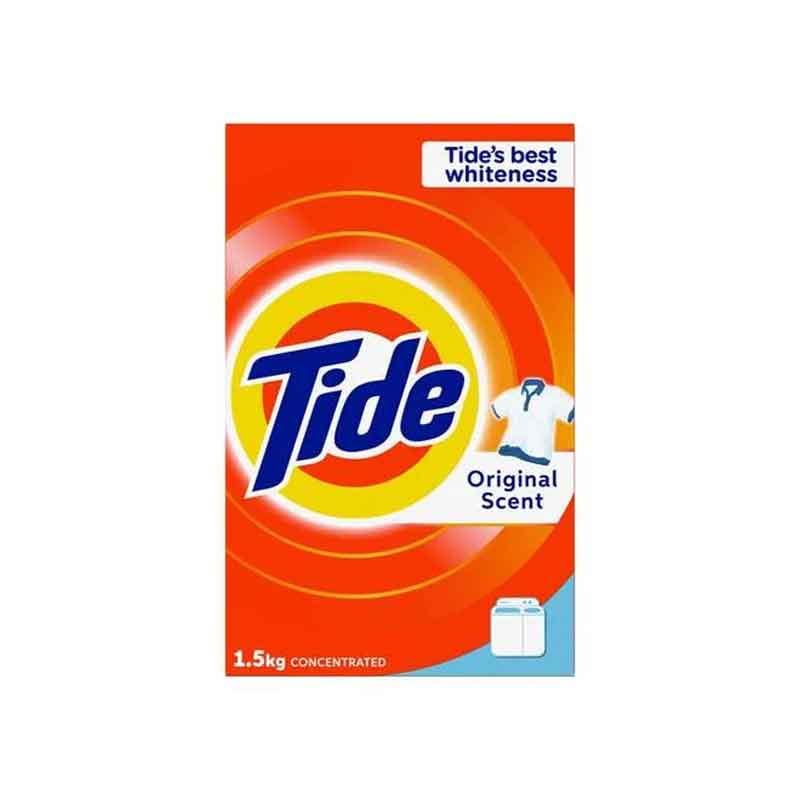 Tide Laundry Powder Detergent Original Scent 1.5kg Mercado 1 to 20